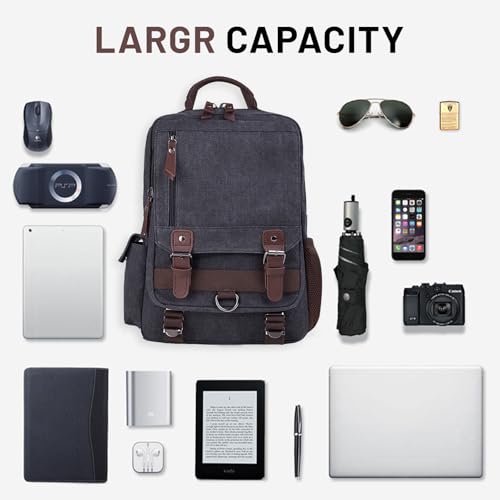 mygreen Canvas Cross Body Messenger Bag Shoulder Sling Backpack Travel Rucksack