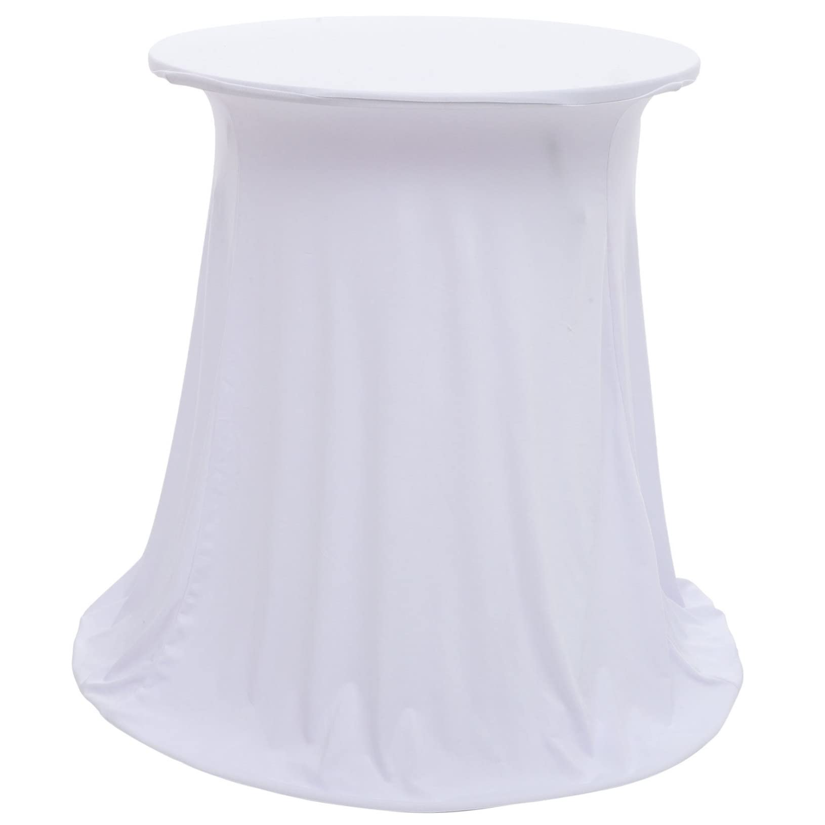 Nappe élastique ronde blanche pour sublimer vos tables de mariage et fêtes