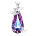 TOJEAN Gifts for Her 'Dream of Butterfly' Necklace Women Jewelry Pendant Made with Swarovski Crystal, Birthday Gift for Mom Wife Mother in Law Grandmother