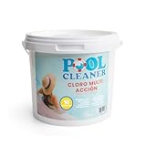 THE SECRET HOME - Cloro >60% Activo 5KG para Piscinas - Limpiador Multi Acción para Piscinas - Desinfección y Mantenimiento de Aguas de Piscina (Cloro Sólido Multi Tab (200g/Tableta) - 10 Acciones)