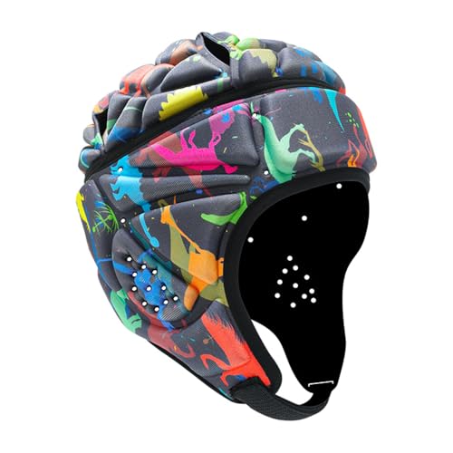 ANCLLO Gorra anticolisión de EVA Transpirable Ajustable Cubierta de Cabeza a Prueba de Golpes para Portero para fútbol
