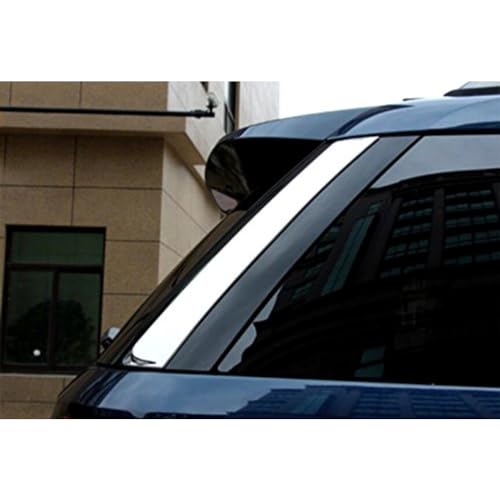 ITrims Car Accessoris for Ford Explorer 2011-2019 Rear Spoiler Side Window Cover Strip Cover Trim Auto Styling Decor Sticker ABS Chromed