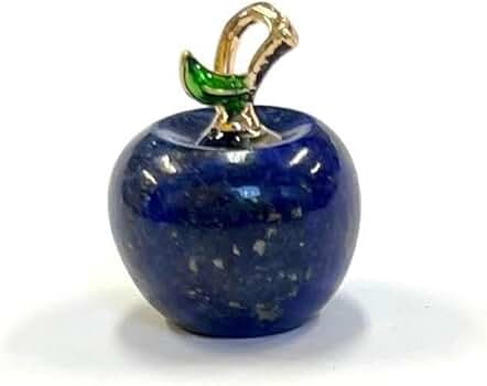 大人かわいい♡チャーム　ラピスプリンセス Amazon.co.jp: 【 ミニ 天然石 チャーム 】 アップル 青 ブルー りんご