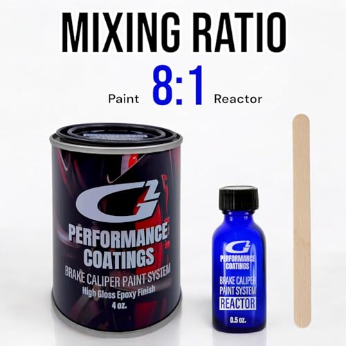 image for G2 High Temperature Brake Caliper Paint Kit - High Gloss, Wear and Hea