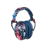 PROTEAR Kids Ear Defenders, Hearing Protection for Toddler Kids and Young Teens with Autism, Noise Reduction Safety Earmuffs Ideal for Fireworks, Concerts, Cinema(Blue Band Red Pigment) - Image 1