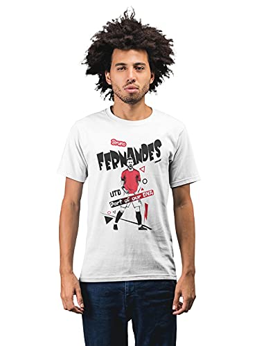 Image of Bruno Fernandes 'Part of DNA' Men's 100% Cotton Round Neck T-Shirt