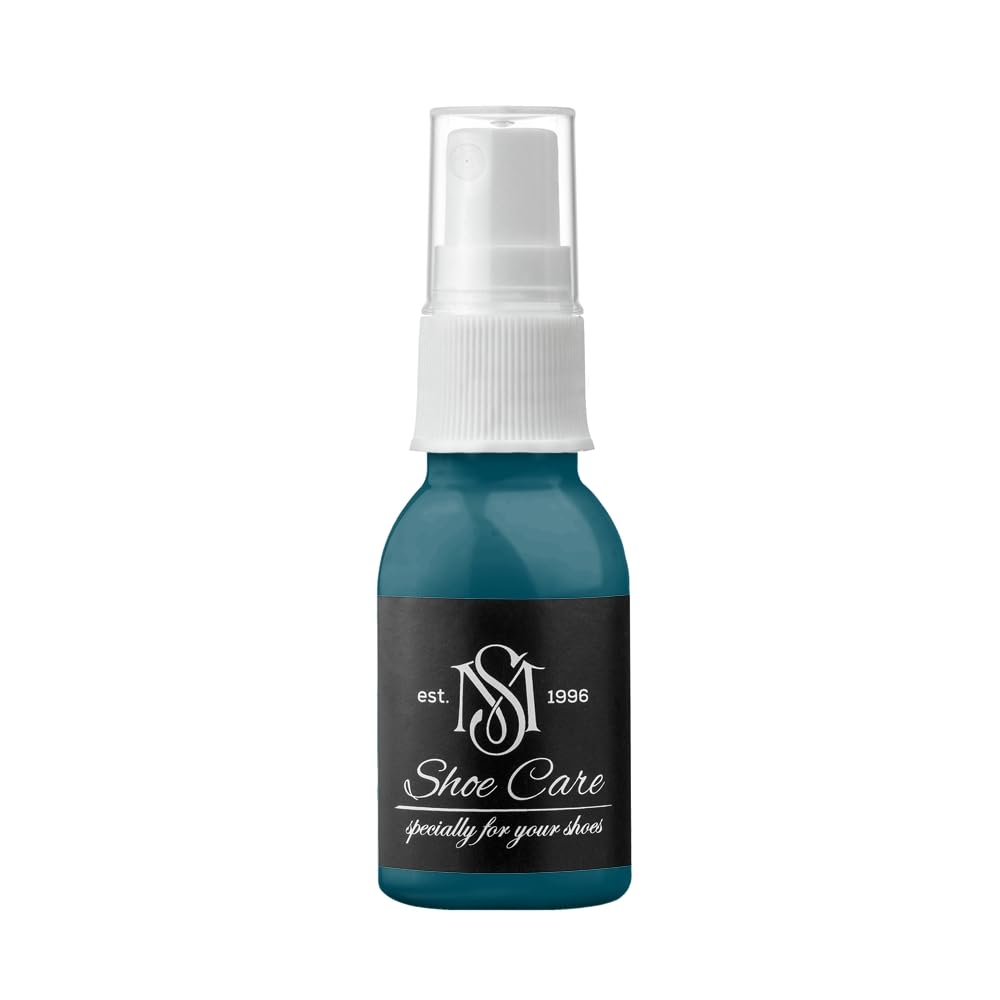 Spray do zamszu i nubuku - NCS S 5540-B10G Niemal Czarny Błękit Pruski - Renowator koloru i impregnat do zamszu, nubuku, weluru marki MAVI STEP - 50 ml / 1.70 fl oz