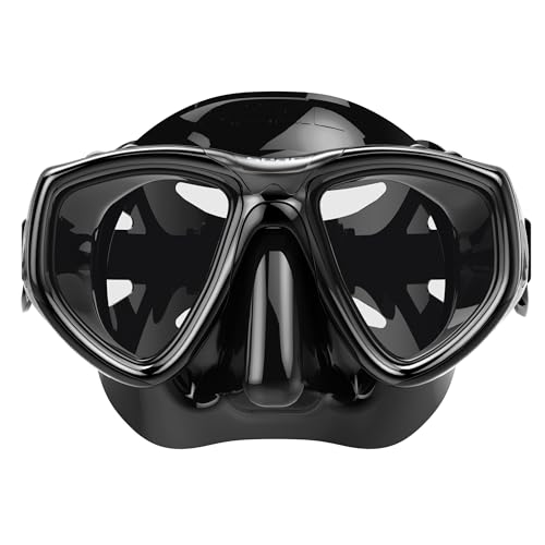 SEAC Clear – Máscara de buceo de silicona con doble lente y tratamiento antifog miniatura 3