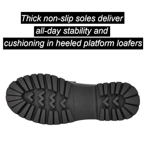 Platform Tassel Loafers for Men Round Toe Comfort Slip-On Business Dress Shoes for Business Casual Dress Prom Party2