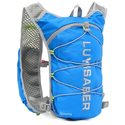 Mochila Colete Hidratação Squeeze Ciclismo Impermeável Resistente Traill Corrida de Rua Maratona Trilha Montanhismo com Suporte pra Bag de agua