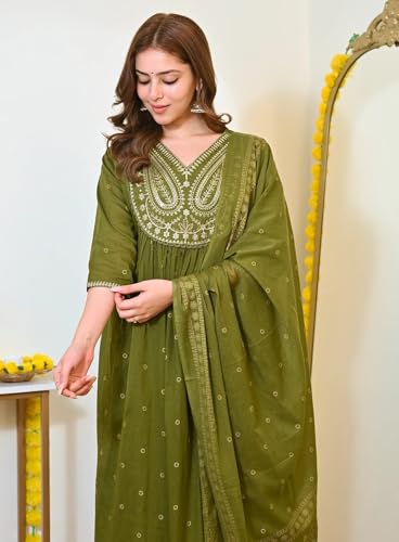 Image of KLOSIA Women Kurta Set|Silk|Regular Fit