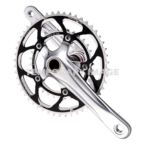 Origin8 2X Road Crankset 172.5mm with 53/39T Gear Options, Lightweight
