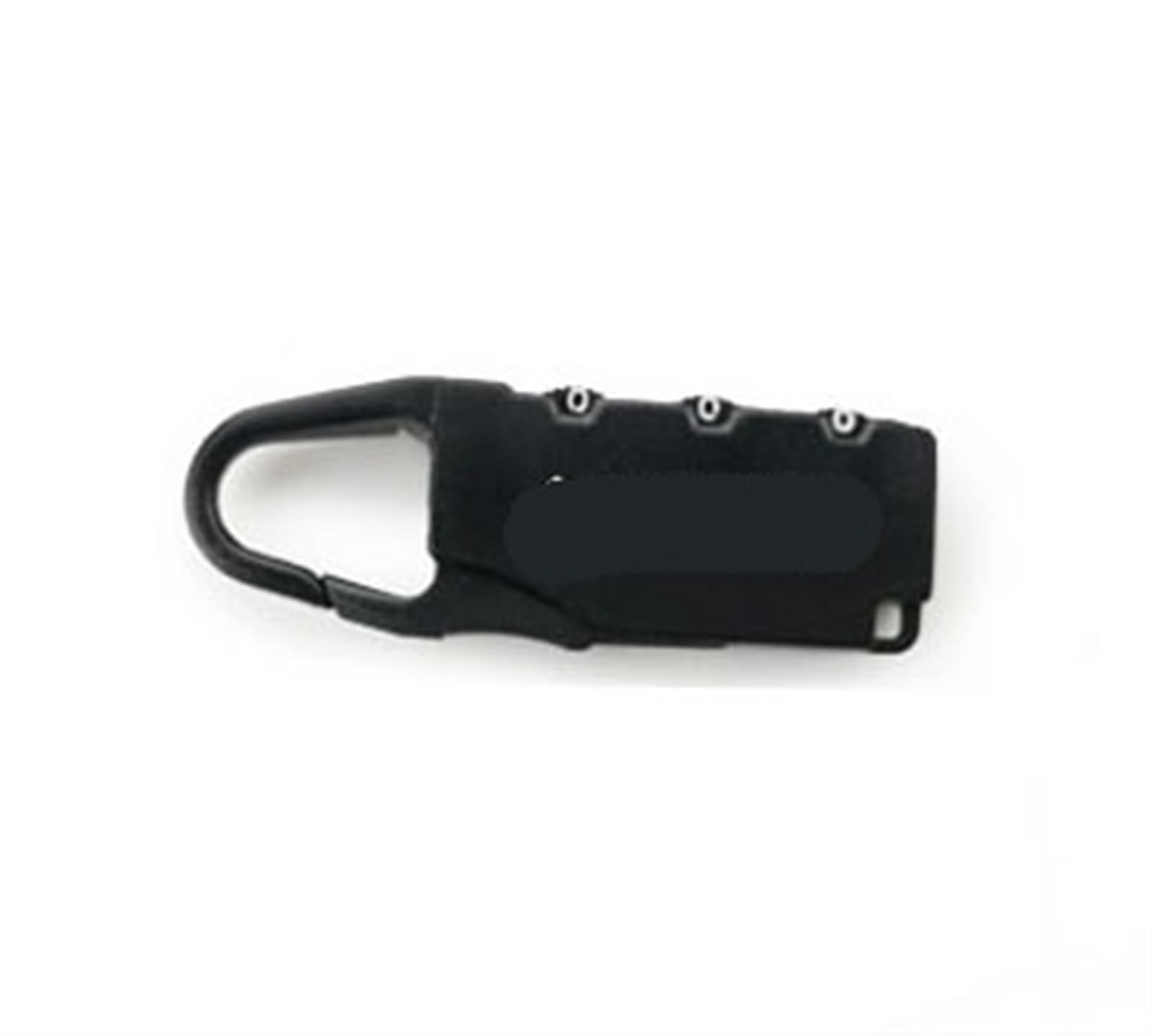 Cadenas à code en alliage noir pour valises sacs à fermeture éclair et tiroirs