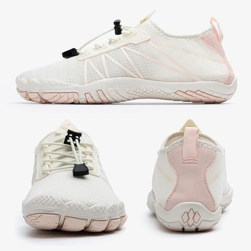 Image of hiitave Womens Water Shoes Quick Dry Barefoot for Swim Diving Surf Aqua Sports Pool Beach Walking Yoga
