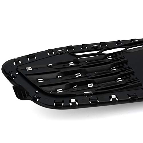 Chrome Front Bumper Upper + Lower Grille Assembly Compatible For Chevy Malibu 2016-2018 ABS Honeycomb Mesh Grille Replacement