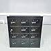 Make to Order: 3 Month Lead Time! Recess Wall Mount Cell Phone Storage Locker, 12 Doors, Front Admin Access, Resettable Combination Locks 23.6