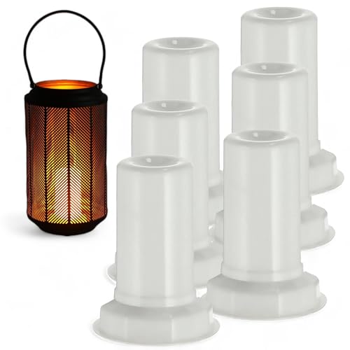 MIJOMA SMD LED-Flammenlicht mit Timer – Flackerndes Kerzenlicht-Effekt, Kunststoff, 9x7,5 cm, Batteriebetrieben, Ideal für Laternen, Teelichter und Kerzengläser (6)