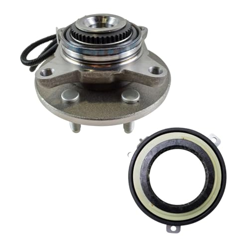 Sluffs Front Auto-Locking Hub Actuator Wheel Bearing & Hub Assembly Set for Ford for F150 2005-2008,for Lincoln for Mark LT 2006-2008
