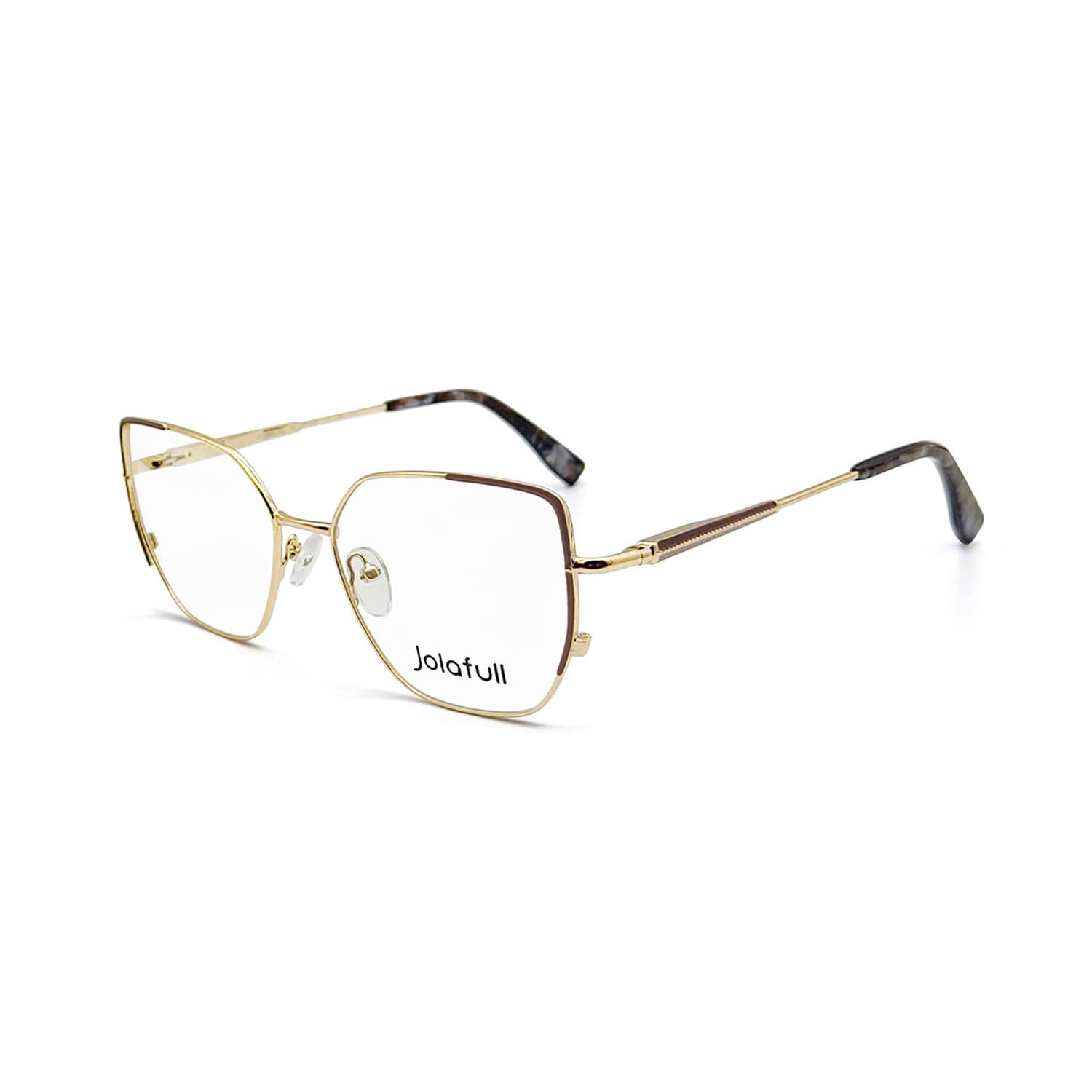 Jolafull JF1805 Women's Eyewear Frames Cat Eye Glasses for Women Prescription 55 mm