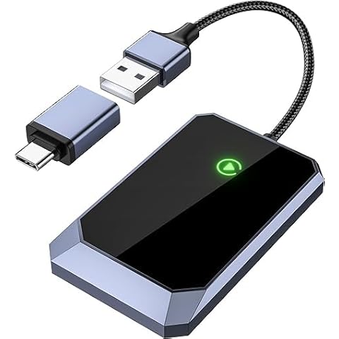 Wireless Carplay Adapter, Converts Wired to Wireless carplay Adapter for iPhone, Wireless Control Plug & Play Carplay for Cars from 2017 & for Apple iPhone iOS 10+ Cover
