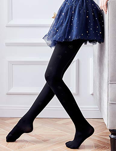 Cute Kids Girls Dance Tights Footed Jacquard Pantyhose for Ballet, Daily Life4