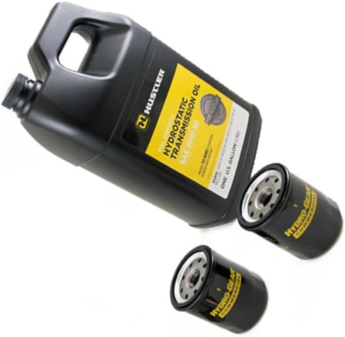 606953, 600976, 52114 OEM Hustler Mower 20W50 Synthetic Transmission Hydro Oil Fluid Change KIT 606953, 600976, 52114
