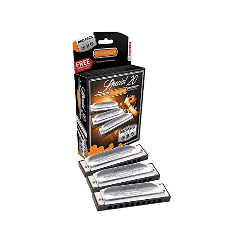DIATONICAS PROGRESSIVE. Hohner Harmonica diatonique spécifique 20 Propack (C, G, A). - Les Beatles, Paul McCartney, John Lennon, RIngo Starr, George Harrison DIATONICAS PROGRESSIVE. Hohner Harmonica diatonique spécifique 20 Propack (C, G, A).