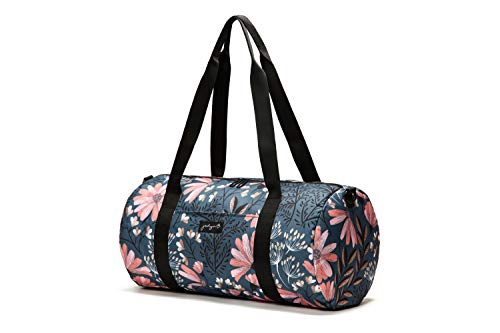 Jadyn 19” Barrel Womens Duffel/Gym/Weekender Bag (Navy Floral)3
