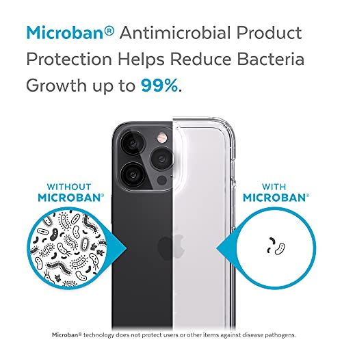 Étui iPhone 13 Pro transparent Speck Gemshell coque de protection fine