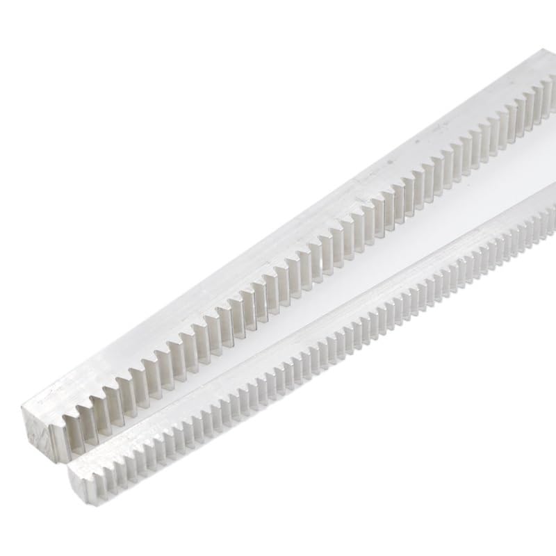 Cremallera recta de módulo 0.5 y aleación de aluminio para maquinaria CNC de 1000 mm 2