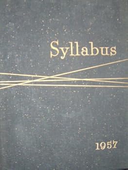 Northwestern University 1957 Yearbook Syllabus Illinois
