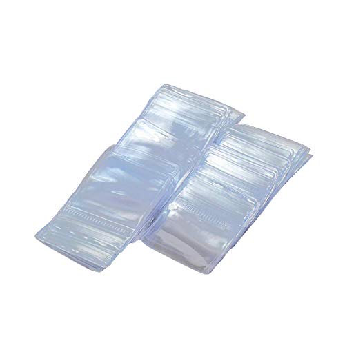 Hustar 100 Pièces Mini Sachets en Plastique Transparent Pochettes a Fermeture Zip pour Bijoux Rangment 40x60 mm Cover