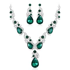 04-Emerald Color Silver-Tone