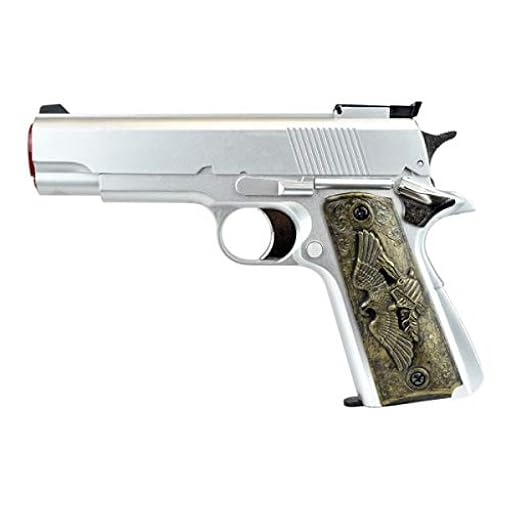 HFC Pistola Tipo Colt 1911 de Gas Calibre 6mm - Plata - Energía 0.4 Julios - Velocidad de Disparo 63m/s - 208 FPS. Ref:G123BC | Ya disponible en tu tienda friki favorita! En mundofriki.es!