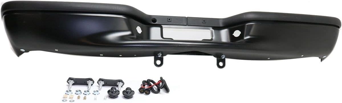BUMPERS THAT DELIVER - Primered, Steel Rear Step Bumper Assembly for 1997-2003 Ford F150 Lightduty Pickup, FO1103104