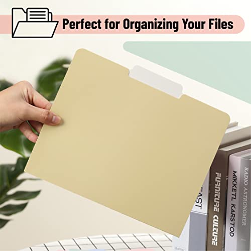 Mr. Pen- File Folders, 18 Pack, Vintage Colors, 1/3-Cut Tab, File Folders Letter Size, Colored File Folders, Office File Folder, Colored Folders, Office Supplies File Folders, File Folders With Tabs #TOP5