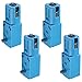 4Pcs Metal Gear Motor TT DC 3V-6V Gear Motor Ratio 1:90 All Metal Speed Reducer Gear Box Motor Single Axis Motor for Robot Smart Car DIY RC Toys Electric Motor Gearbox Blue