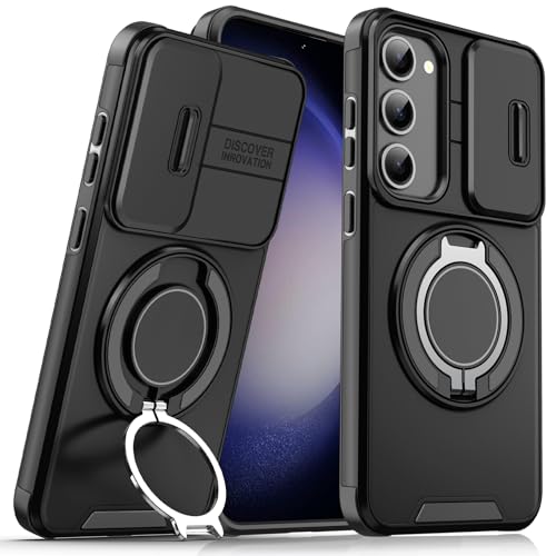für Samsung Galaxy S23 Hülle mit Mag-Safe,S23 Hülle mit Magnetisch Ring Ständer Kameraschutz Case Schutzhülle Handytasch...