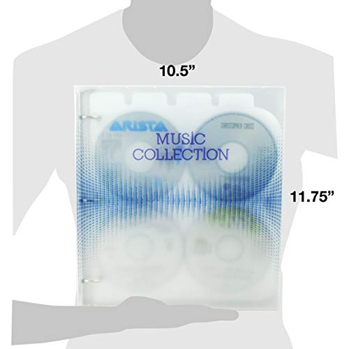 Unikeep High Capacity Music Cd Disc Storage Case, Holds 80 Compact Discs (Blue Waves) #TOP7