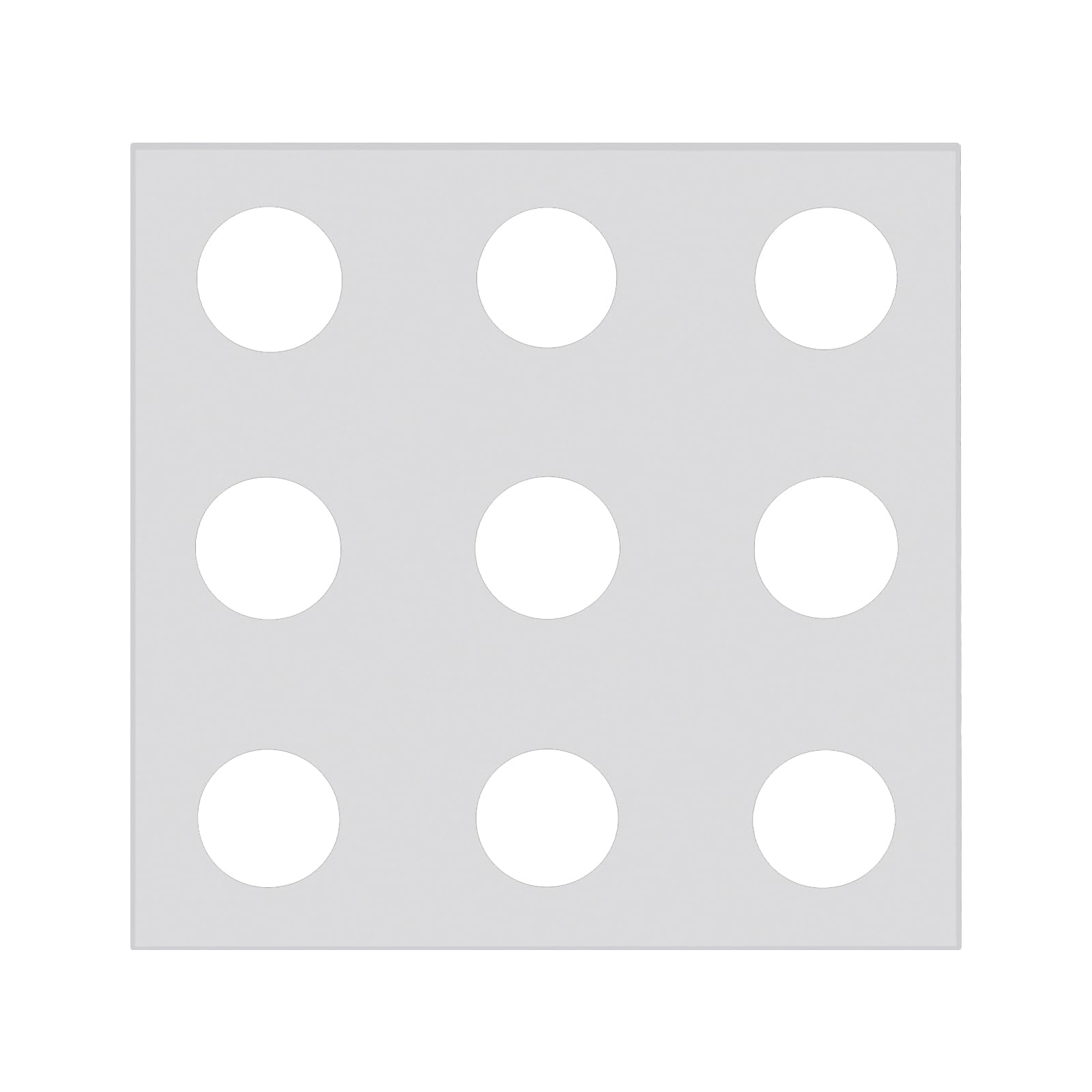 Support pour cornets de glace en acrylique 9 trous - Transparent - Support pour gaufres et dessert - Support stable pour cornets de glace - Pour fête, café, boulangerie et événements