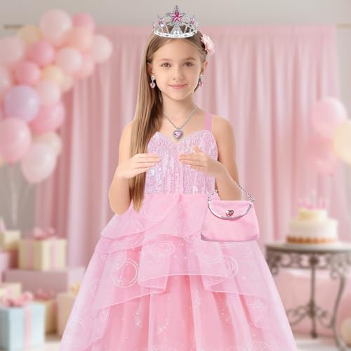 Disfraz princesa rosa para niñas 11-12 años miniatura 3