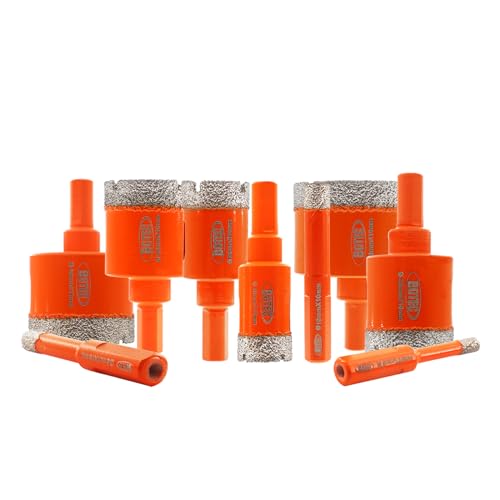 Set de Brocas Diamante BGTEC para Cerámica y Piedra 9 Pzs miniatura 1