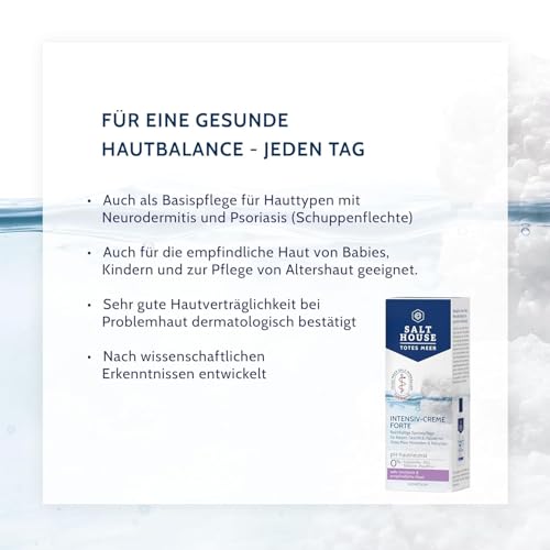 Totes Meer Gesichtscreme Salthouse Intensiv-Creme für trockene Haut