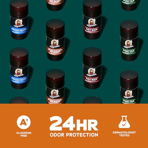 Dr. Squatch Natural Men’s Deodorant – Aluminium Free Natural Deodorant For Men with Charcoal & Postbiotics for 72-Hour Odor Protection – Alpine Sage & Fresh Falls, 75g Stick (2-pack) - Image 3
