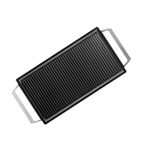 AEG A9HL33 Mastery Collection - Plancha con asas, Acero Inoxidable, 238 x 545 mm