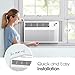 LG 8,000 Window Air Conditioner, 115V, 350 Sq.Ft. (14' x 25' Room Size), Quiet Operation, Electronic Control with Remote, 3 Cooling & Fan Speeds, Auto Restart, 8000 BTU, White