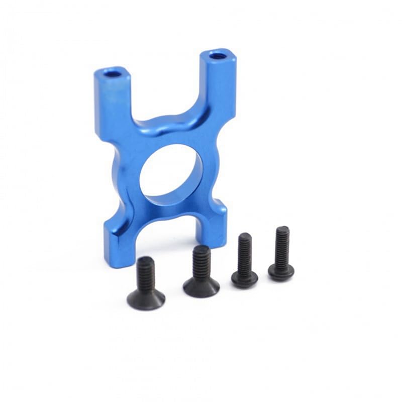 Fixation avant différentiel moyen 1/8 6S alliage aluminium bleu pièce de rechange