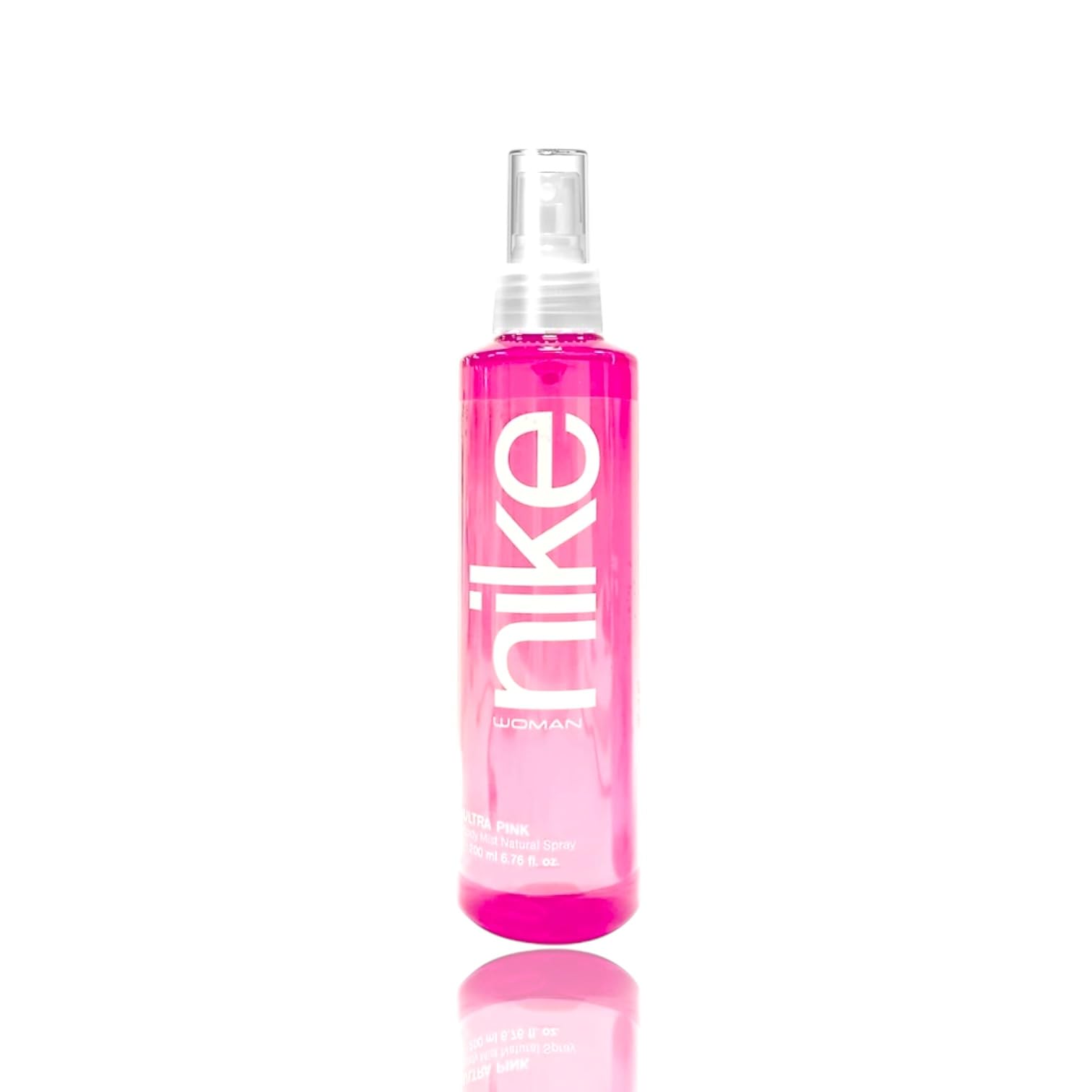 NIKE - Bruma Corporal Perfumada Ultra Pink 200 ml, Aroma Oriental Gourmand, Bruma para Mujer, Body Mist, Fragancia Fresca, de Larga Duración, Fácil de Aplicar, Secado Rápido, Formato Spray