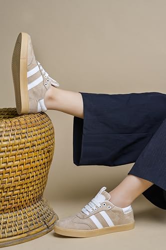 Image of Shoetopia Women's Casual Sneakers || Stylish Lace-Up Sports Shoes with Comfortable Sole || Lightweight Daily Footwear Walking & Running Shoes