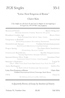 TCR Singles 35-1 Livia: First Empress of Rome B0DGD4FG2Q Book Cover